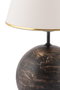 Opviq Lámpara de Mesa Balloon - Negro, Blanco y Dorado